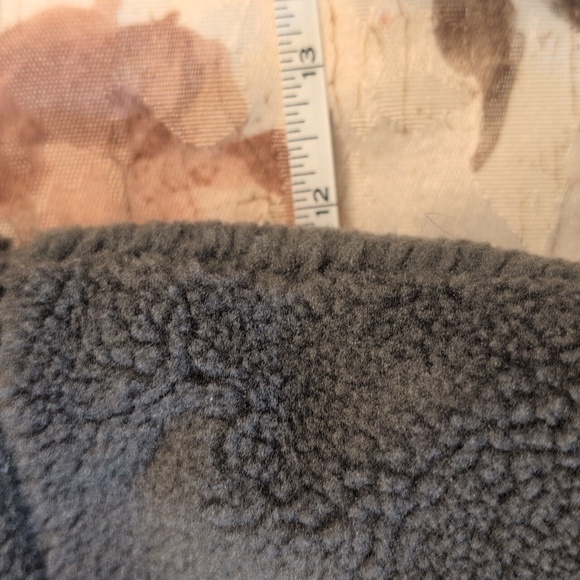 Prada Charcoal Soft Sherpa/Fleece Top Handle Tote Bag - Picture 9 of 12